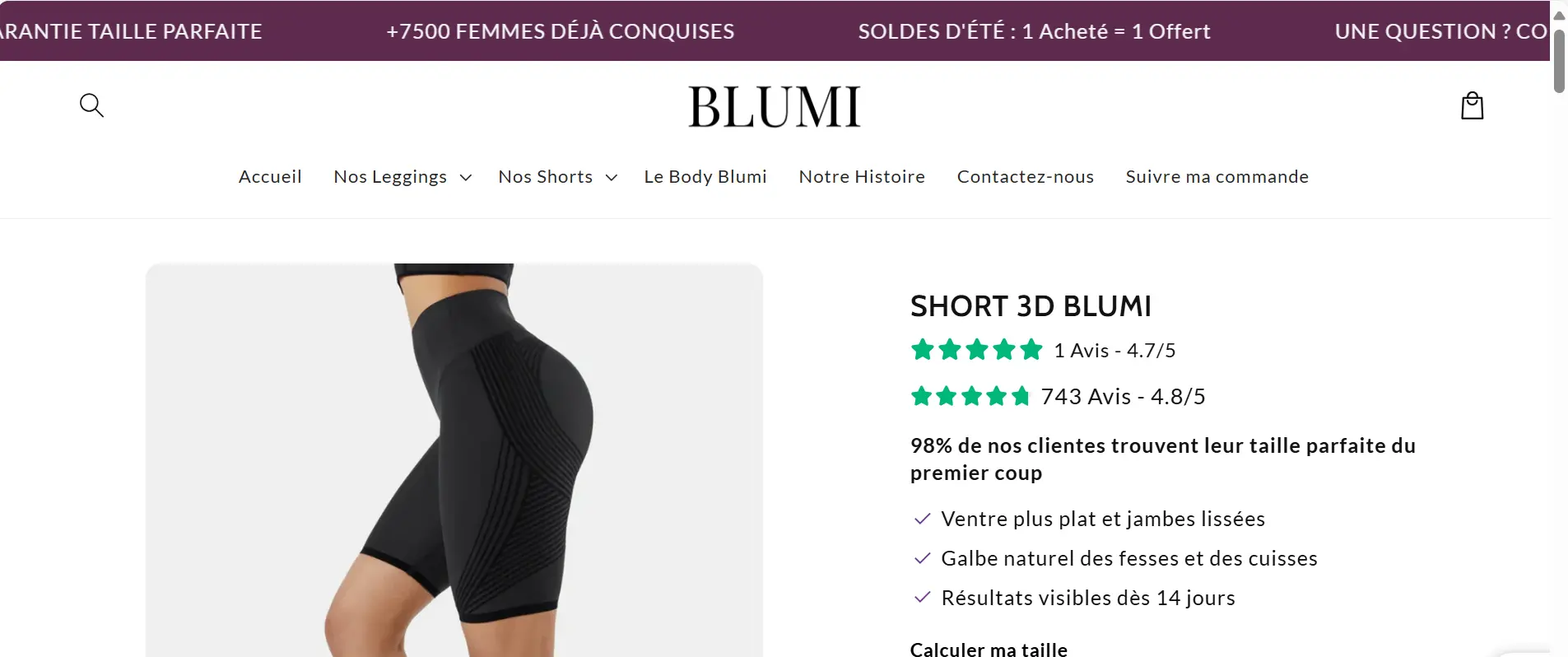 Blumi Shapewear est une marque française mise en ligne en 2025 par le GROUP CHARISMA DIGITAL, spécialisée dans les vêtements gainants, proposée en ligne avec livraison en Europe.